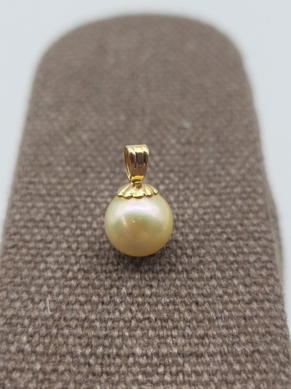 Lovely 14K Genuine Pearl Pendant Estate Jewelry Elegant Bridal